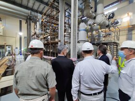 .بازدید رئیس‌ هیئت‌رئیسه صندوق‌های بازنشستگی از شرکت مایع‌سازی گاز طبیعی ایران